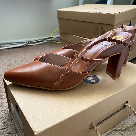 Bared Footwear Kiskadee Leather Heels in Nutshell Size EU 39 - Picture 2 of 8